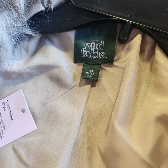 💕✨️NWT Wild Fable Fur Coat Animal Print Leopard XS - Picture 4 of 5